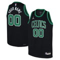 custom Jordan Celtics Black Jersey