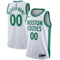 nike player Celtics White Custom Jersey