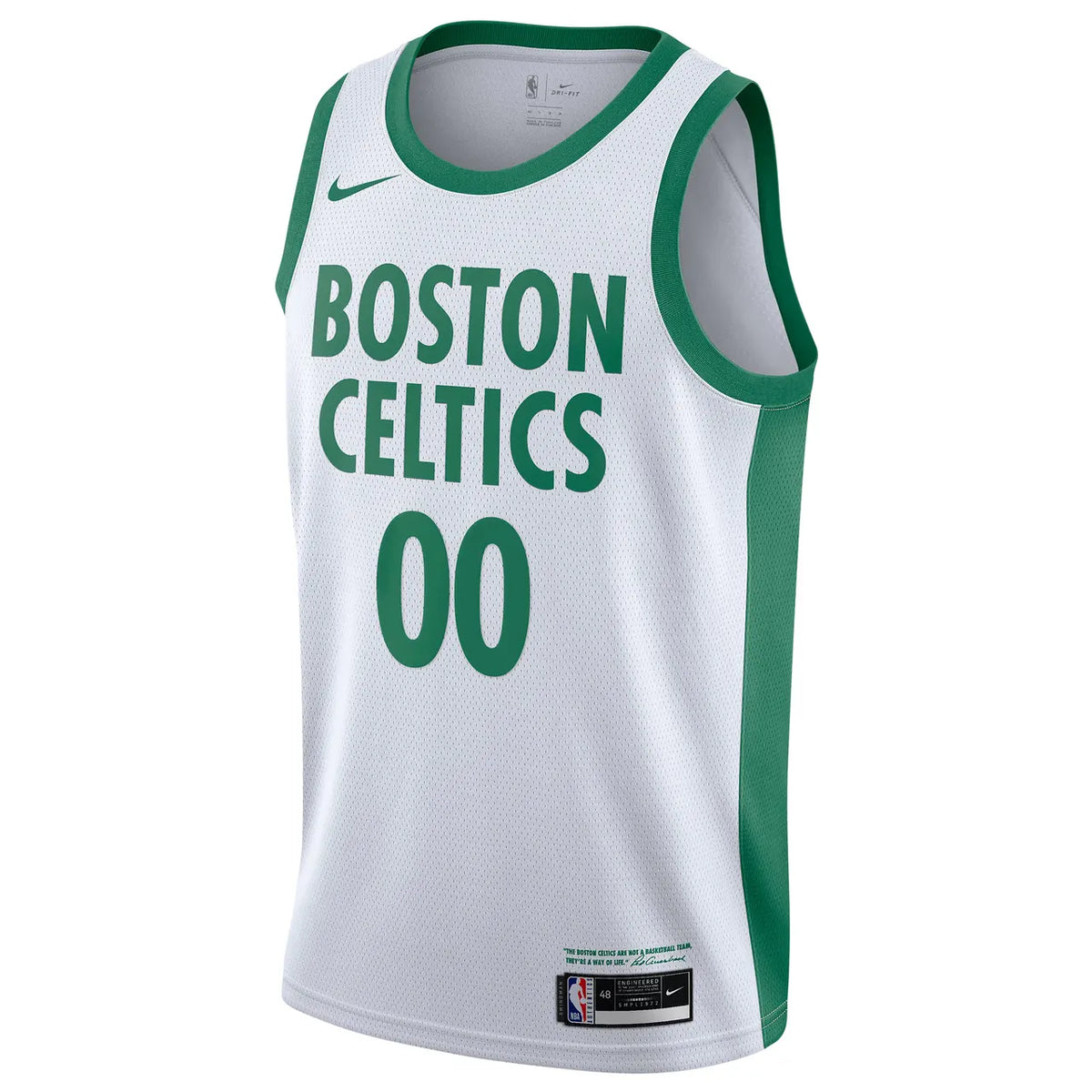 nike player Celtics White Custom Jersey - Hình 3