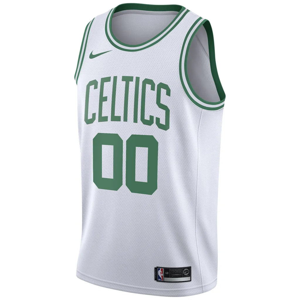 Nike Celtics White Custom Jersey personalized - Hình 2