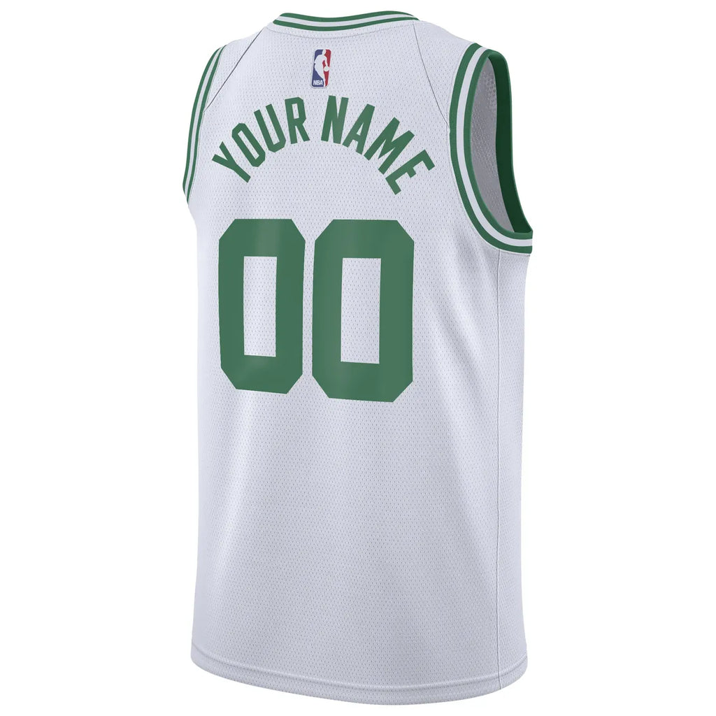 Nike Celtics White Custom Jersey personalized - Hình 3