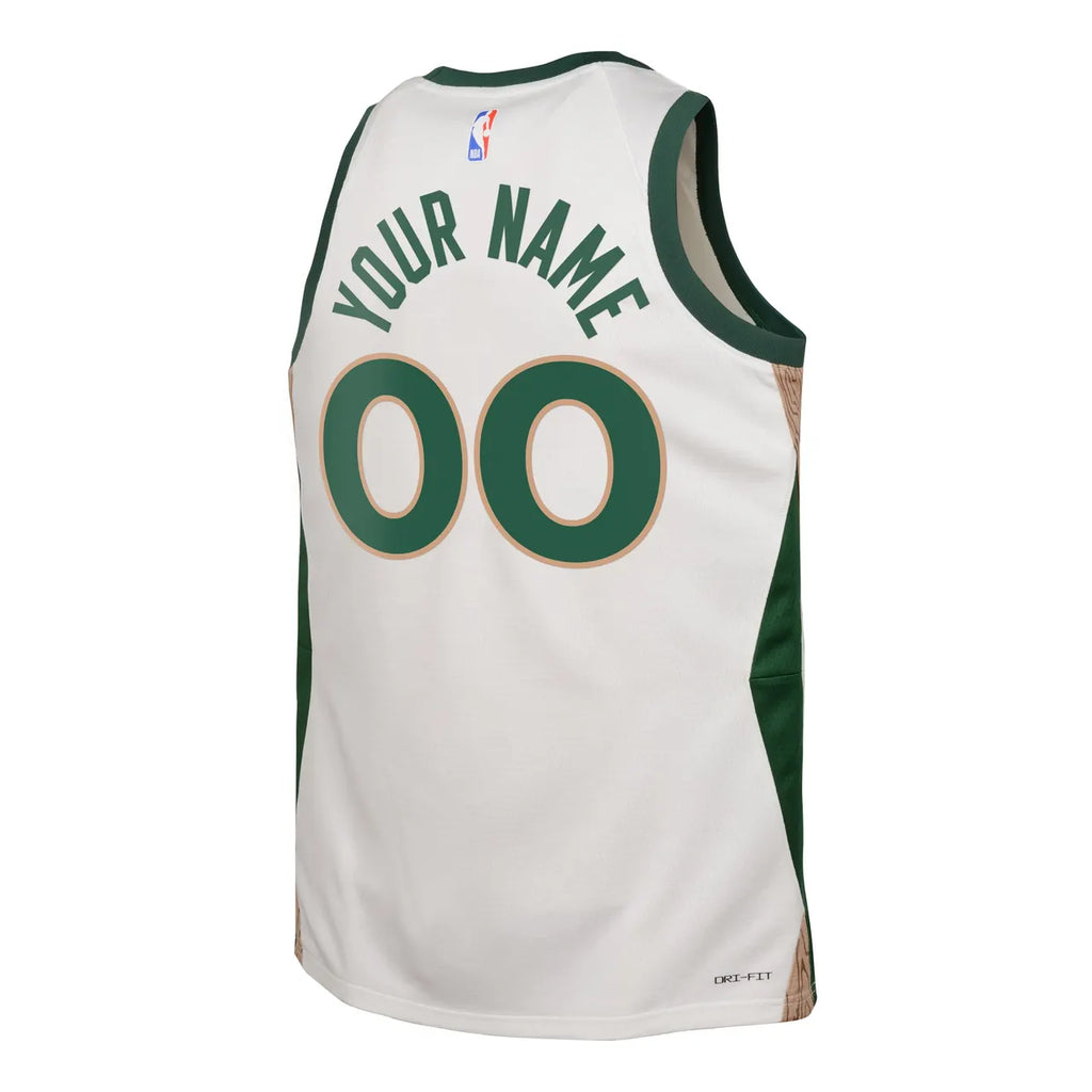 Celtics Cream City Jersey - Hình 2