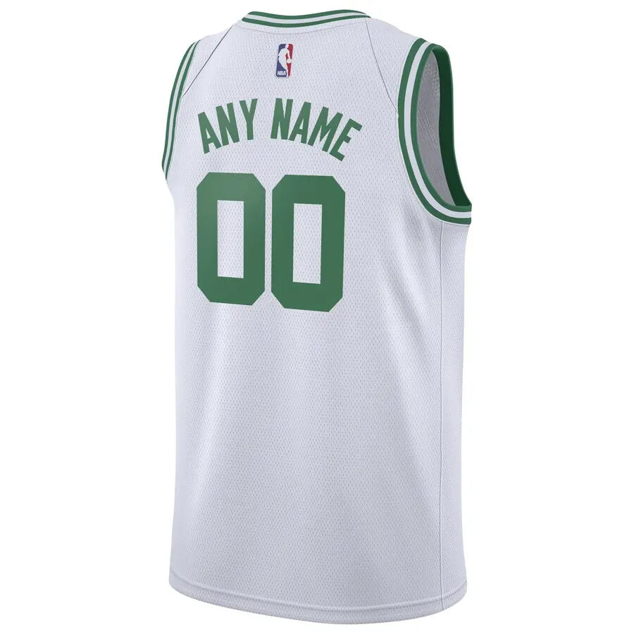 nike personalized Celtics White Custom Jersey - Hình 3