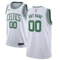 nike personalized Celtics White Custom Jersey