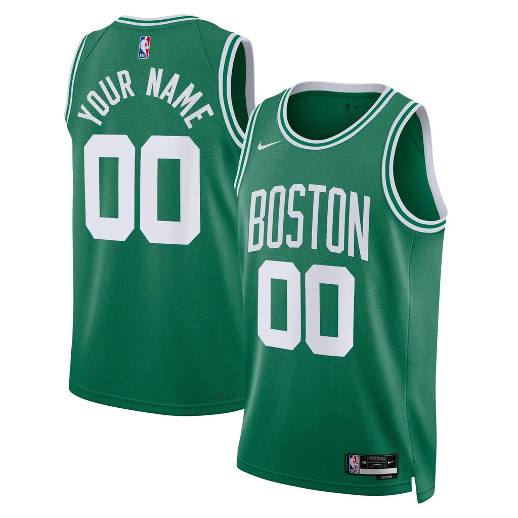 Celtics Green Custom Jersey nike icon