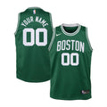 personalized edition Nike Celtics Green Custom Jersey