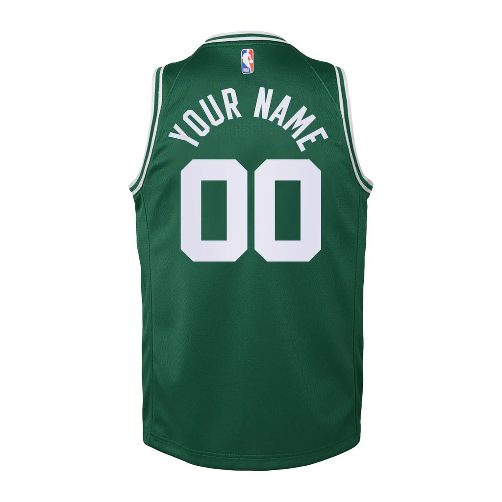 personalized nba Nike Celtics Green Custom Jersey - Hình 3