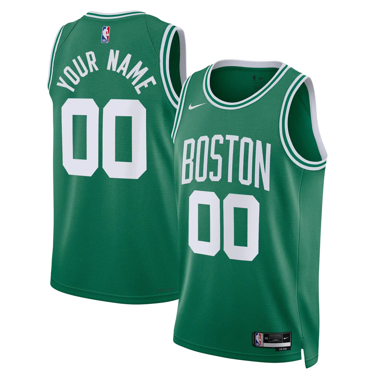 nike icon Celtics Green Custom Jersey