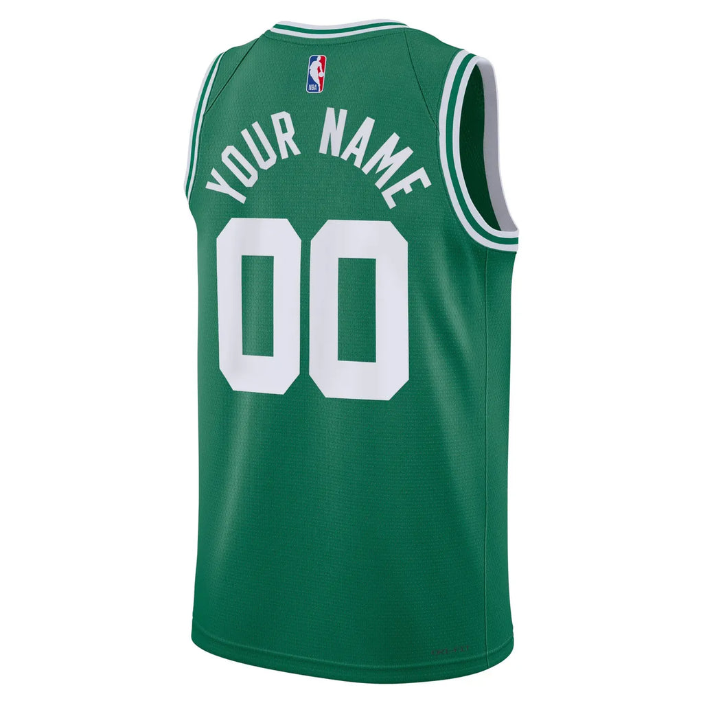 nike icon Celtics Green Custom Jersey - Hình 4