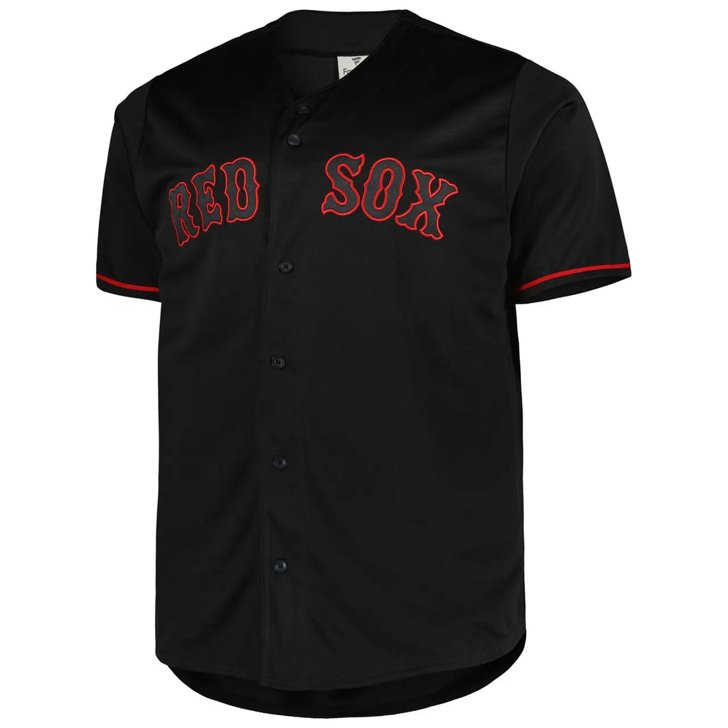 trim Fanatics Red Sox Black Jersey - Hình 3