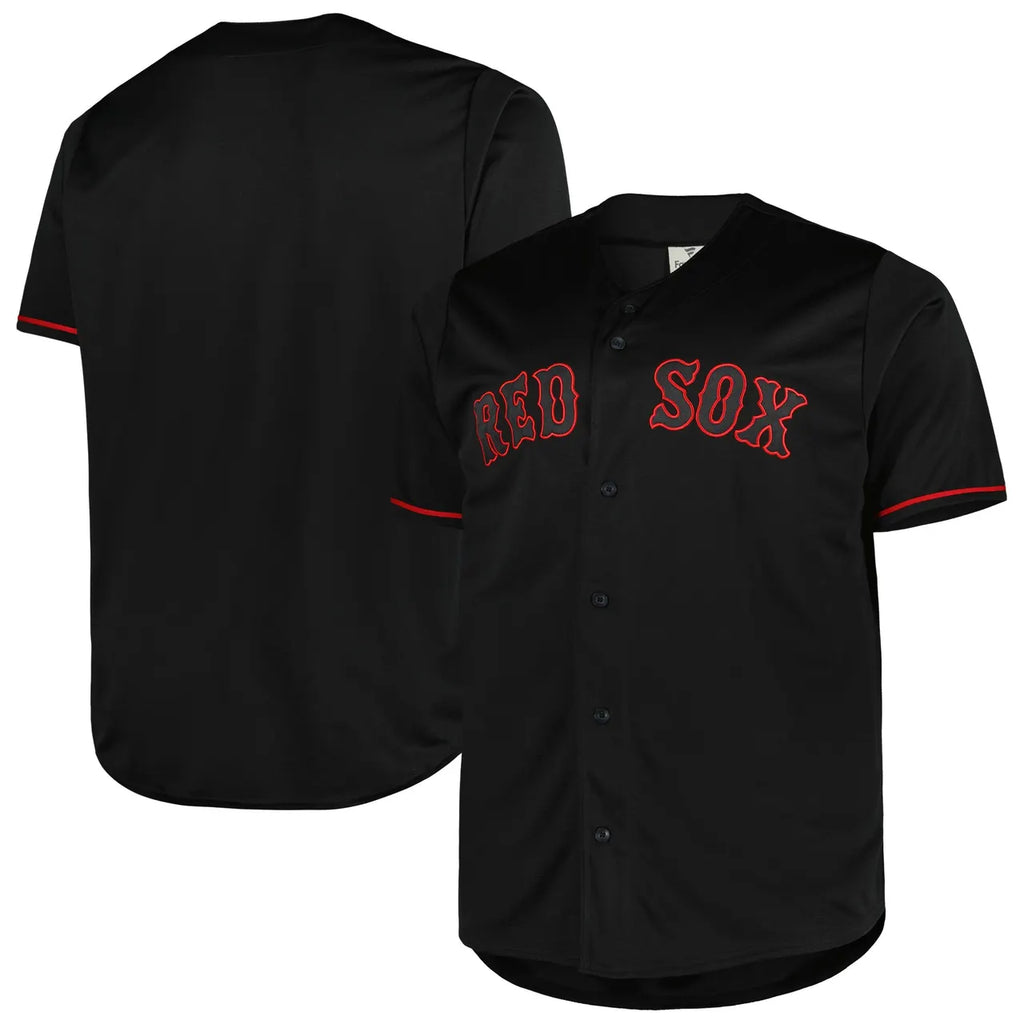 trim Fanatics Red Sox Black Jersey - Hình 2