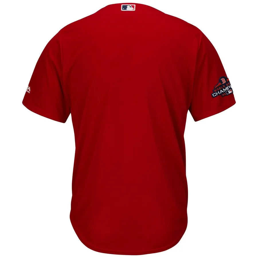 authentic Majestic Red Sox Red Jersey - Hình 3