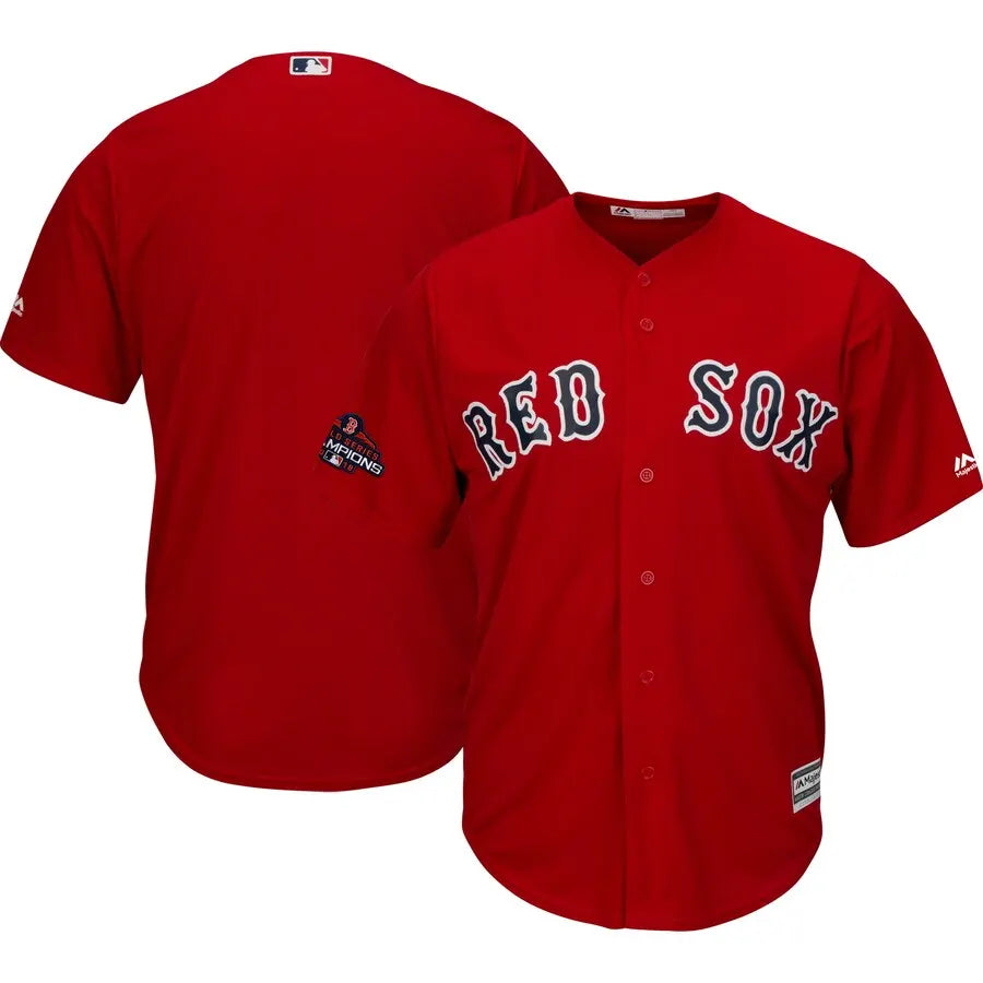 authentic Majestic Red Sox Red Jersey