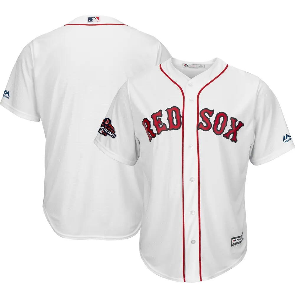 Majestic Red Sox White Jersey authentic