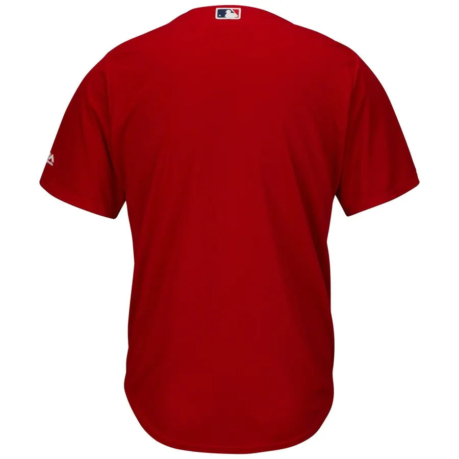 Majestic Red Sox Red Home Jersey - Hình 3