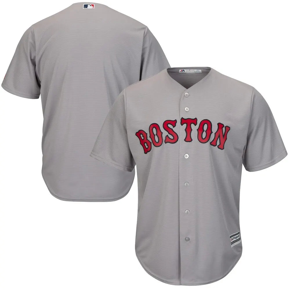 majestic Red Sox Gray Alternate Jersey