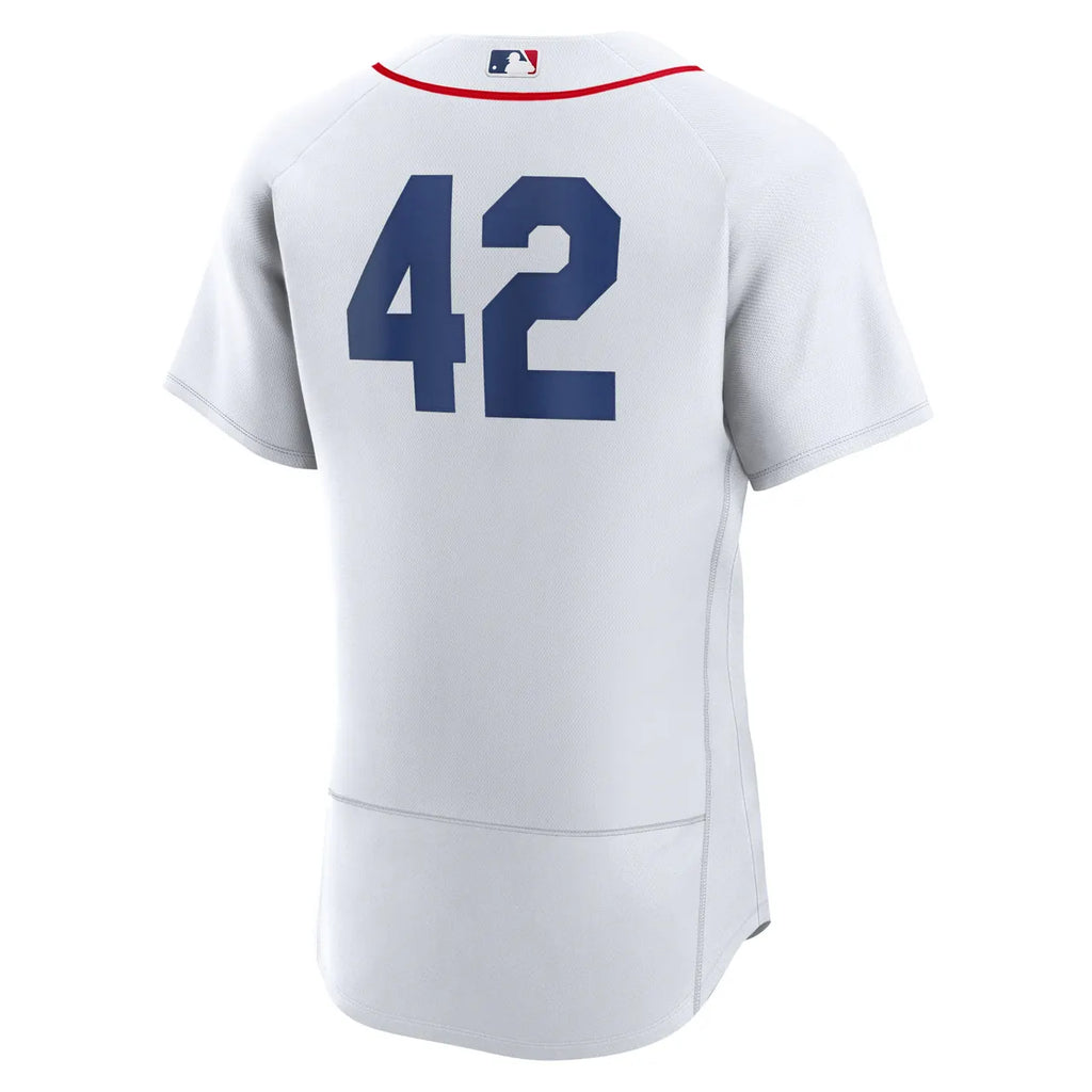Red Sox #42 White Jersey - Hình 4