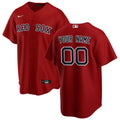 Red Sox Maroon Custom Jersey