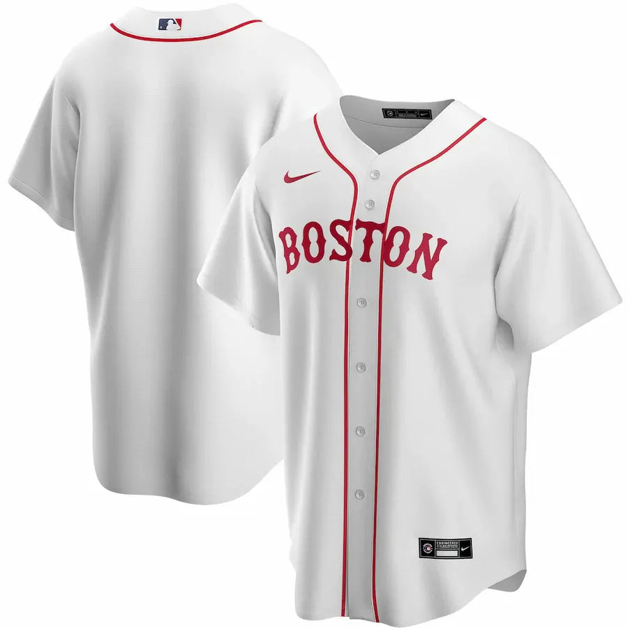 replica Nike Red Sox White Jersey