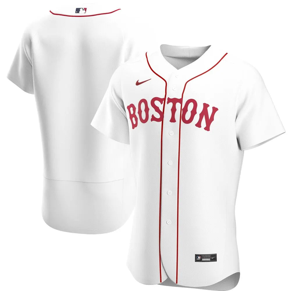 nike boston Red Sox White Home Jersey