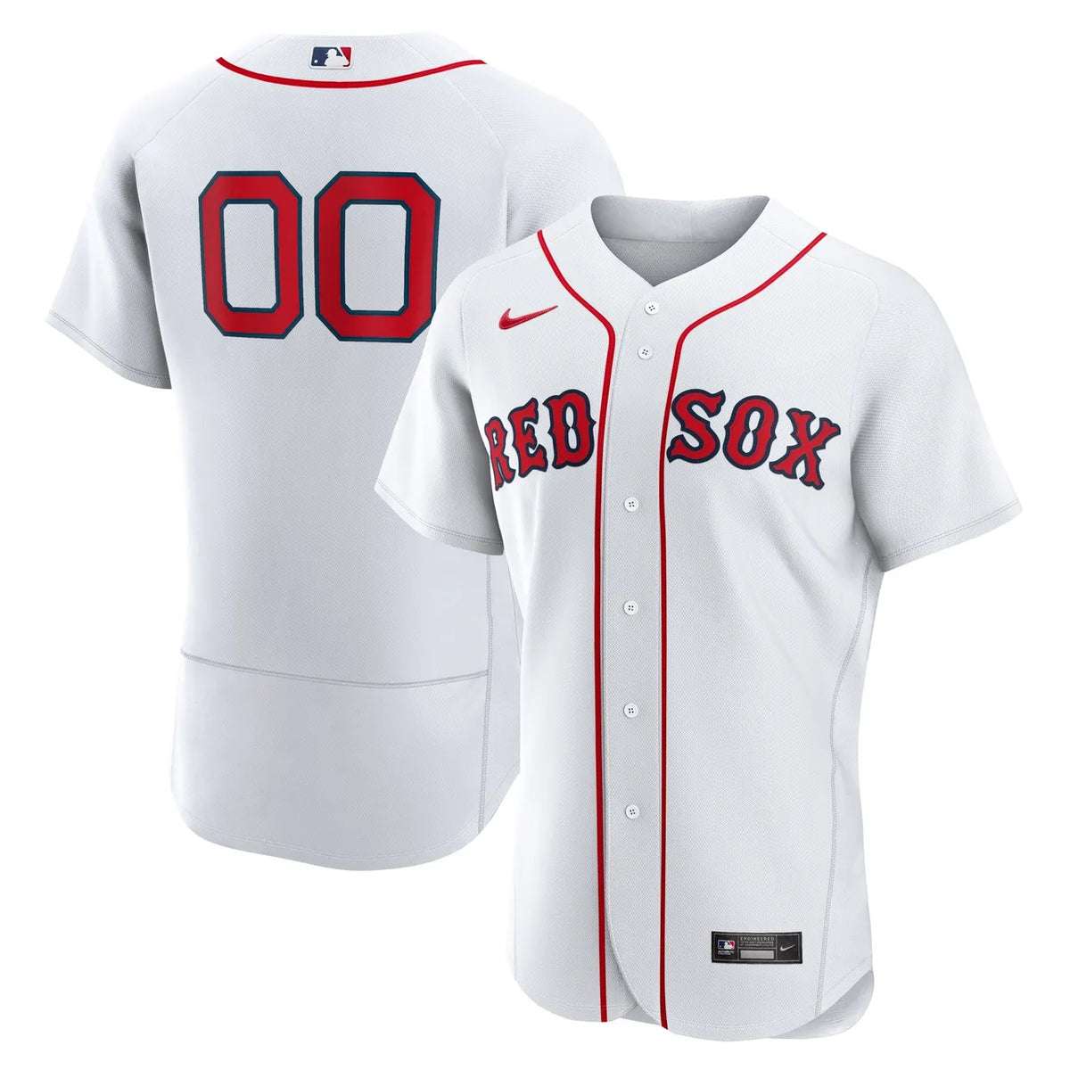 Red Sox White Home Jersey nike authentic