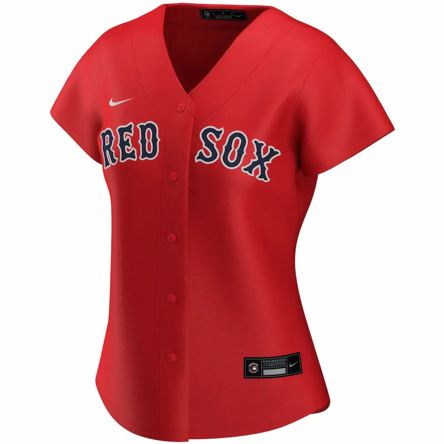 nike Red Sox Women's Red Jersey - Hình 2