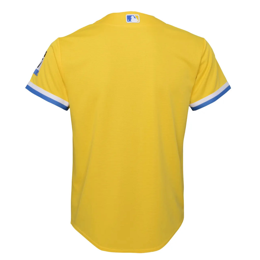 Boston Red Sox Yellow Jersey nike - Hình 4