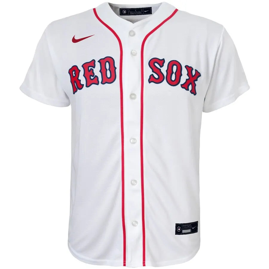 authentic Nike Red Sox White Jersey - Hình 2