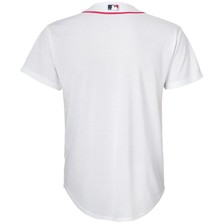authentic Nike Red Sox White Jersey - Hình 3