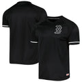 Stitches Black Red Sox Jersey