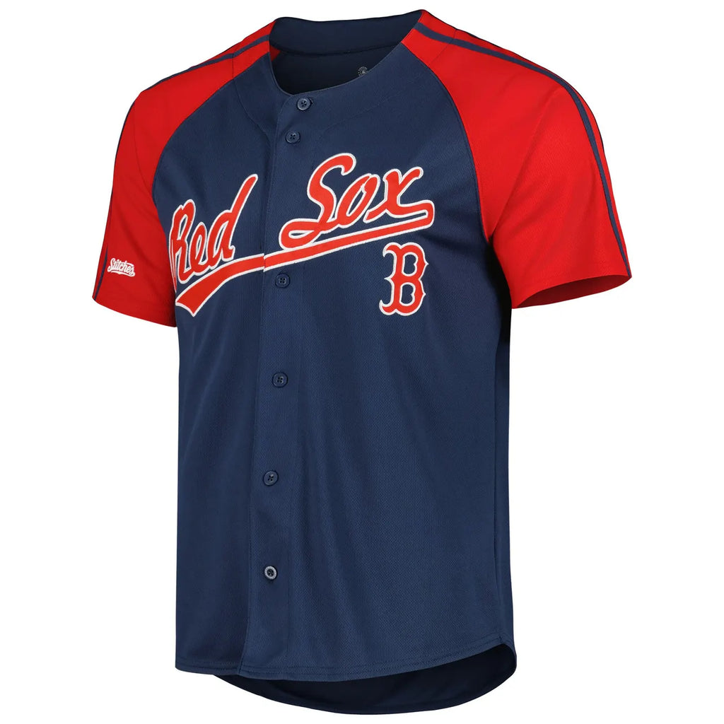 Stitches Boston Red Sox Navy/Red Jersey - Hình 3