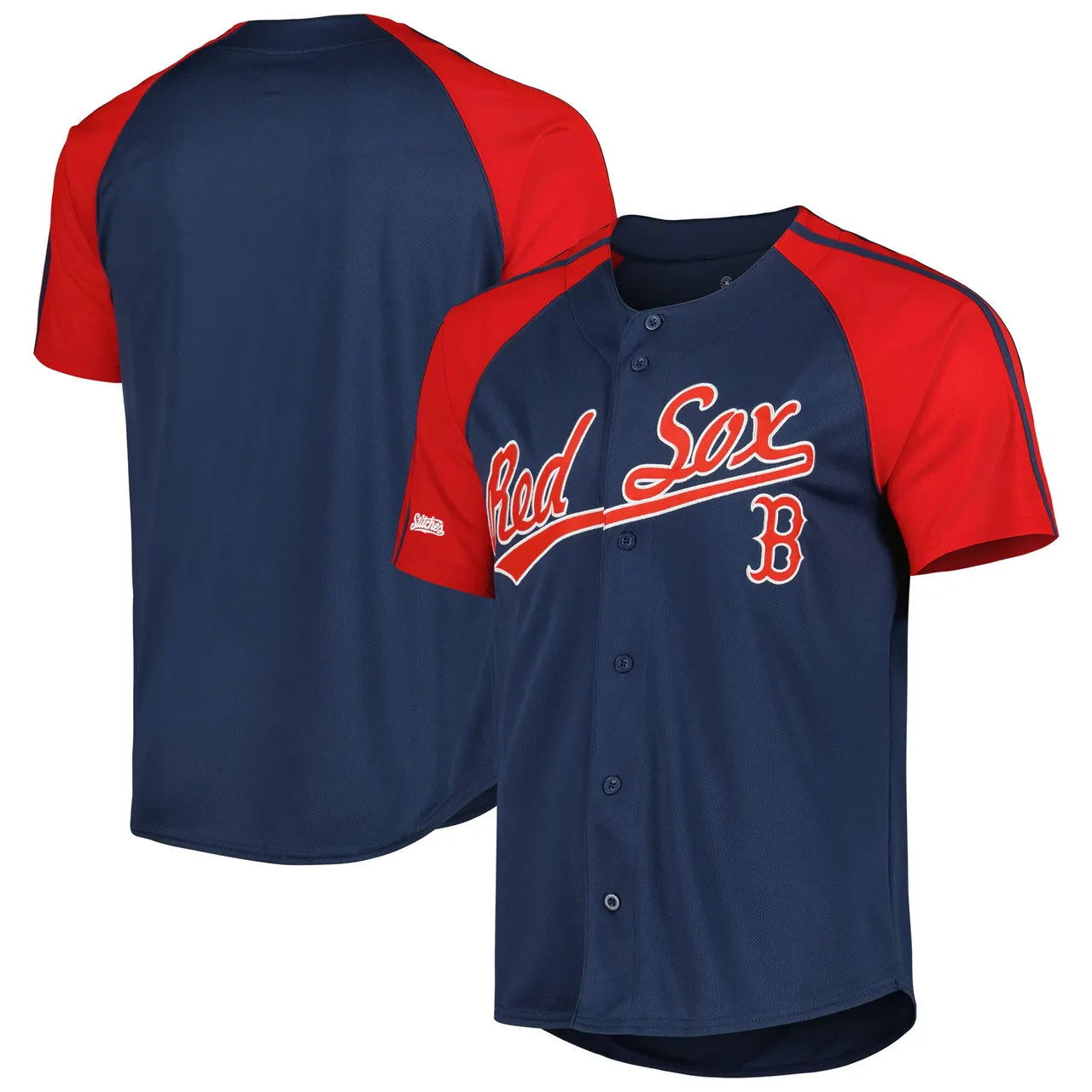 Stitches Boston Red Sox Navy/Red Jersey - Hình 2