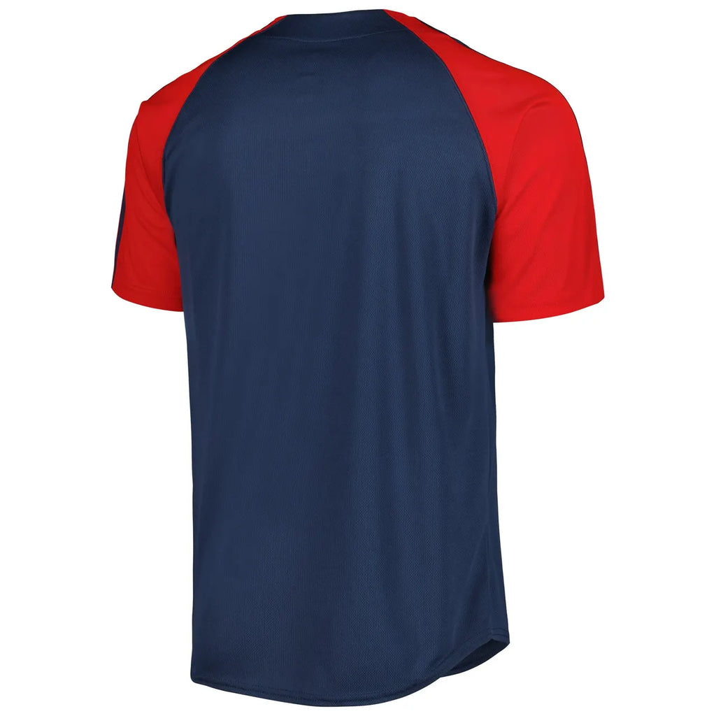 Stitches Boston Red Sox Navy/Red Jersey - Hình 4