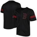 majestic Red Sox Black Jersey