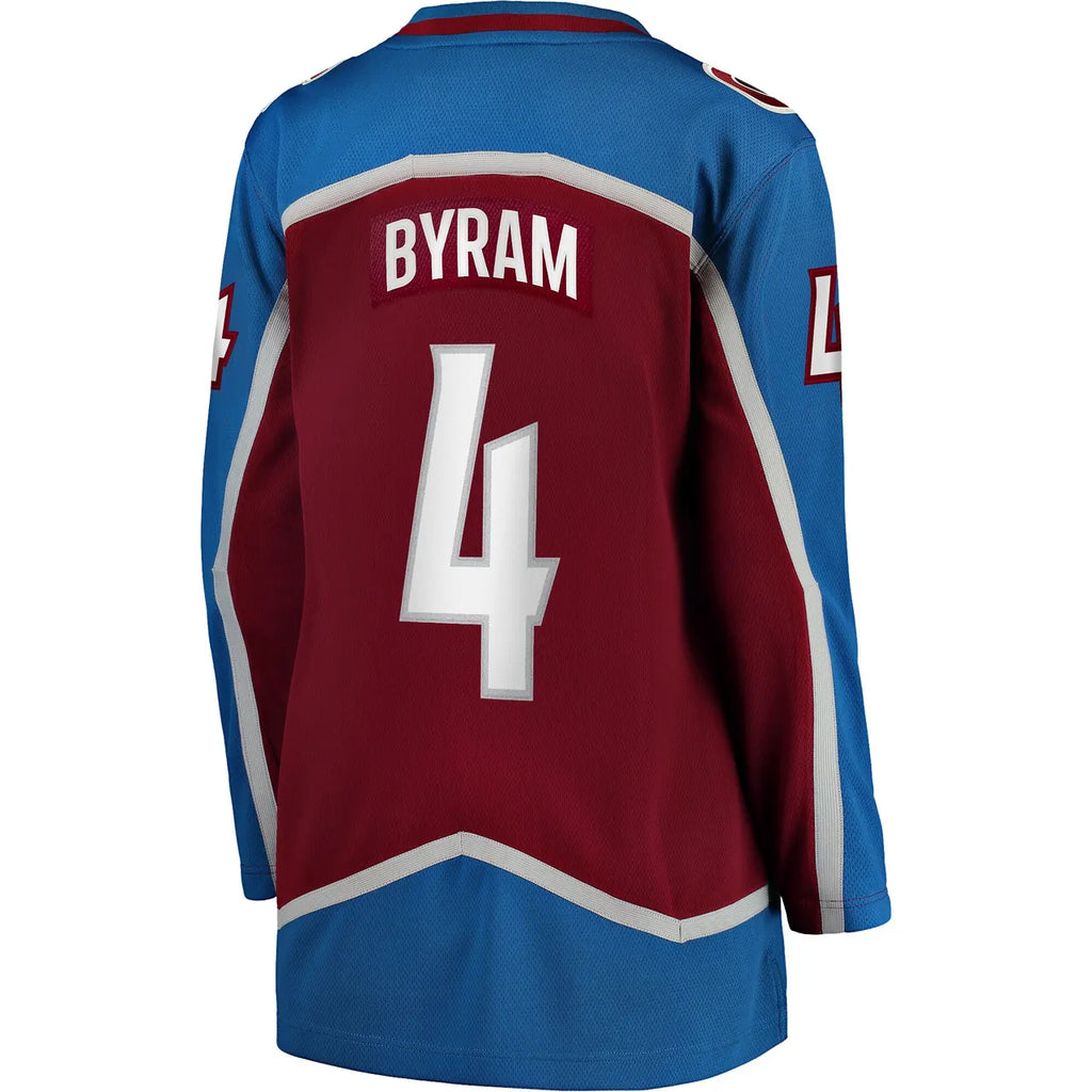Byram Avalanche Burgundy Jersey - Hình 3
