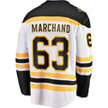 Marchand Bruins White Jersey