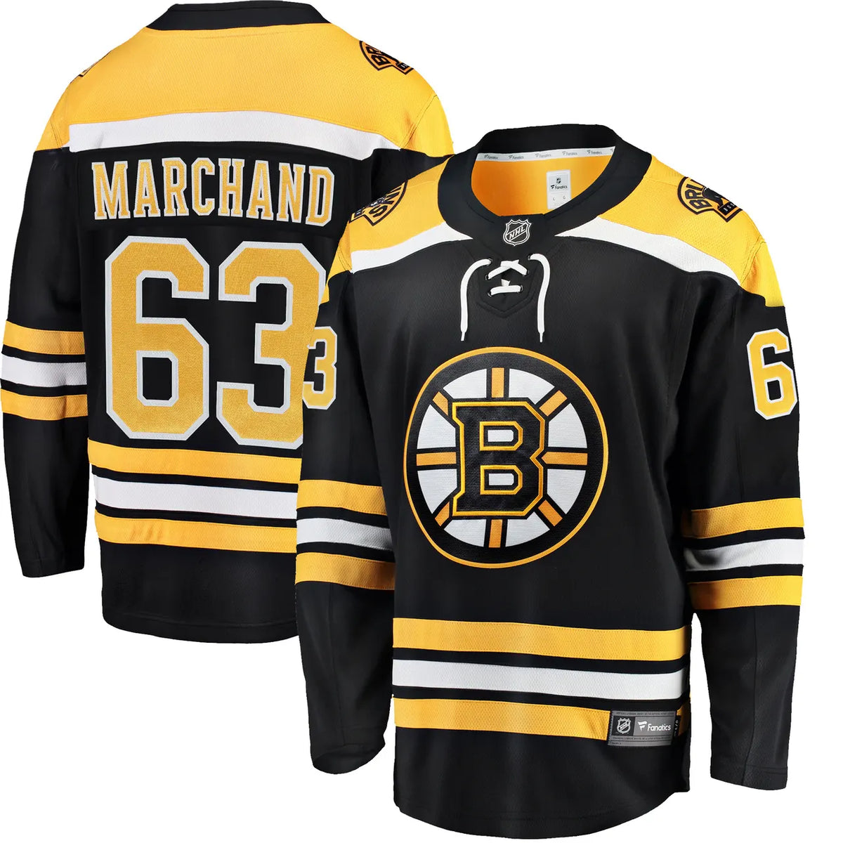 Marchand Bruins Black Jersey fanatics