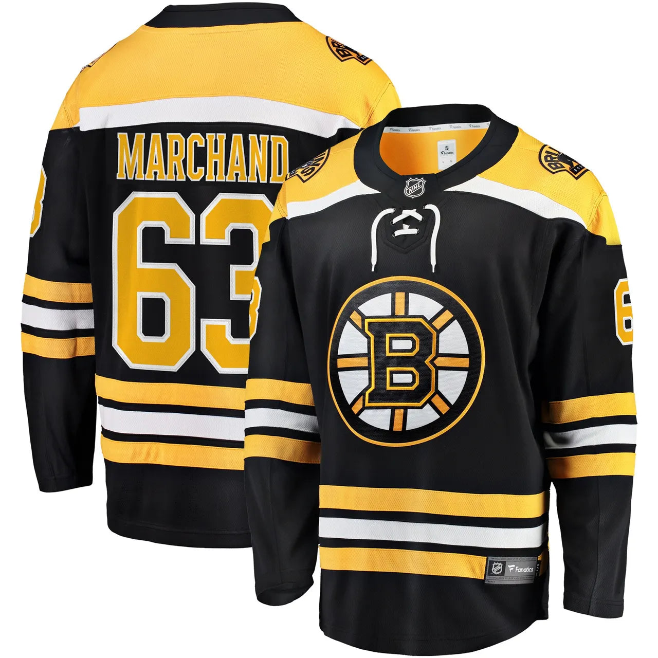Marchand Bruins Black Jersey fanatics