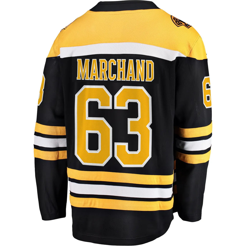 Marchand Bruins Black Jersey fanatics - Hình 3
