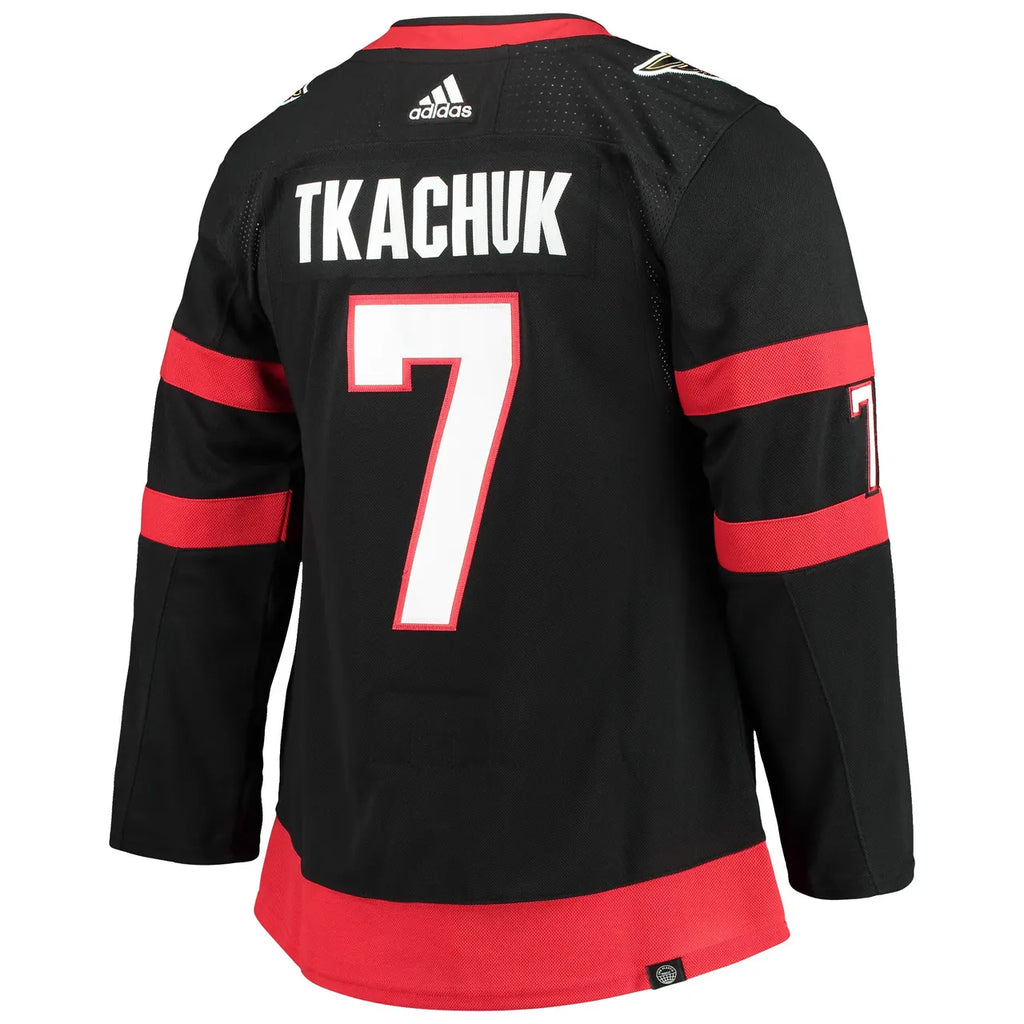 adidas Tkachuk Senators Black Jersey - Hình 4