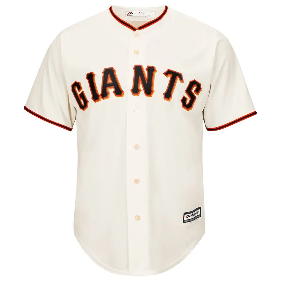 Brandon Belt Cream Throwback Jersey - Hình 2