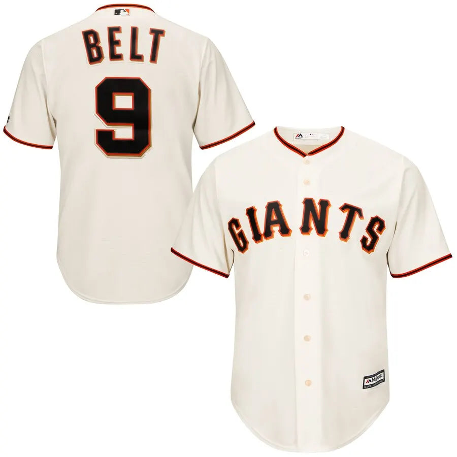 Brandon Belt Cream Throwback Jersey