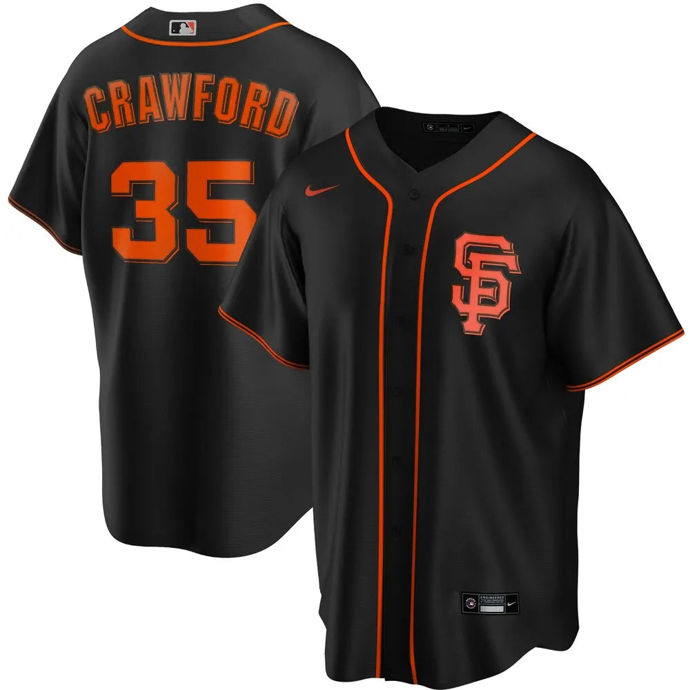 Giants Crawford Black Jersey
