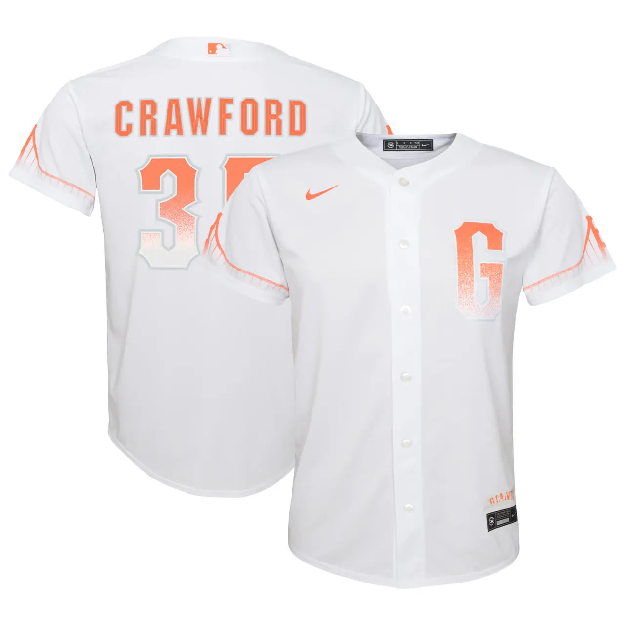 Giants Crawford White Jersey