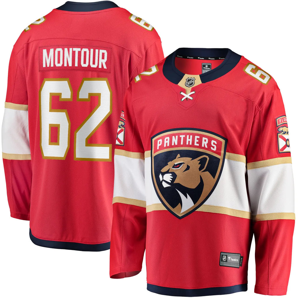 Montour Panthers Red Jersey fanatics - Hình 2