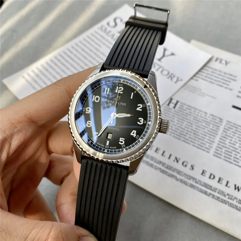 Breitling Heritage Black Dial - Hình 3
