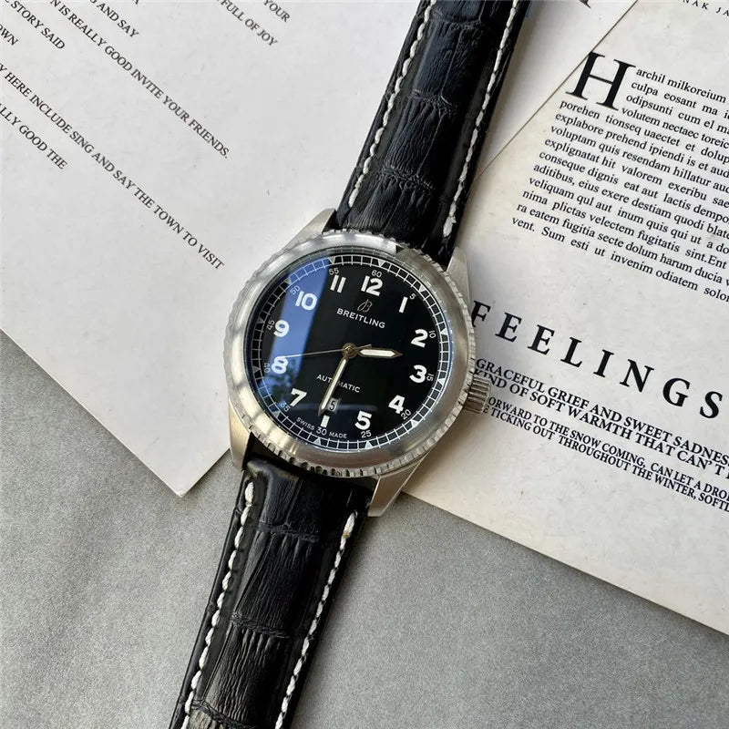 Breitling Heritage Black Dial - Hình 2