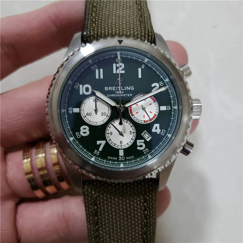 Breitling Aviator 8 Green Dial