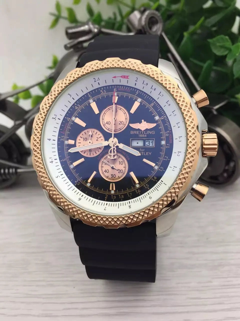 Breitling Bentley Blue Dial - Hình 2