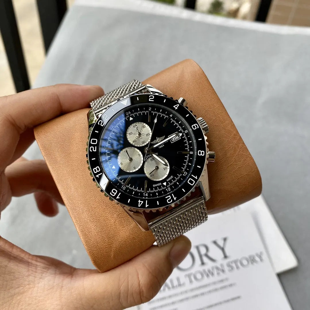 Breitling Navitimer GMT Black Dial - Hình 2